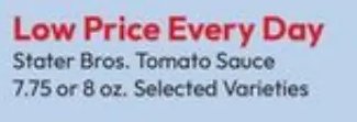 Stater Bros. Tomato Sauce