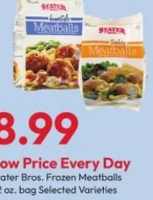 Stater Bros. Frozen Meatballs