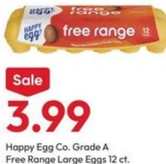 Happy Egg Co. Grade A Free Range Large Eggs