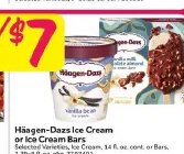 Häagen-Dazs Ice Cream or Ice Cream Bars