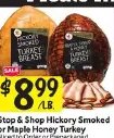 Stop & Shop Hickory Smoked or Maple Honey Turkey