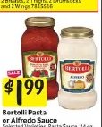 Bertolli Pasta or Alfredo Sauce