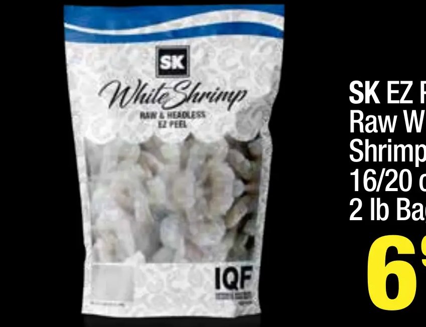 SK EZ Peel Raw White Shrimp