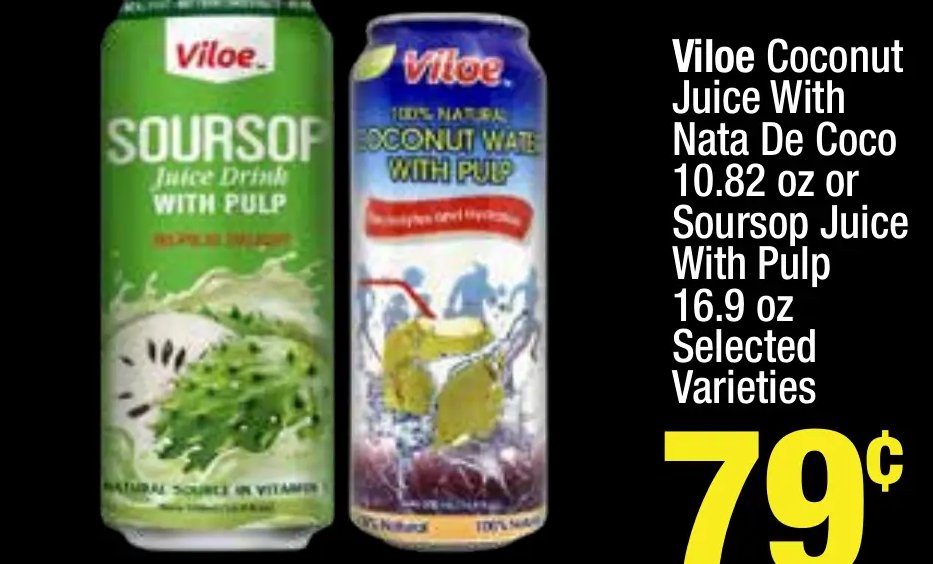 Viloé Coconut Juice With Nata De Coco