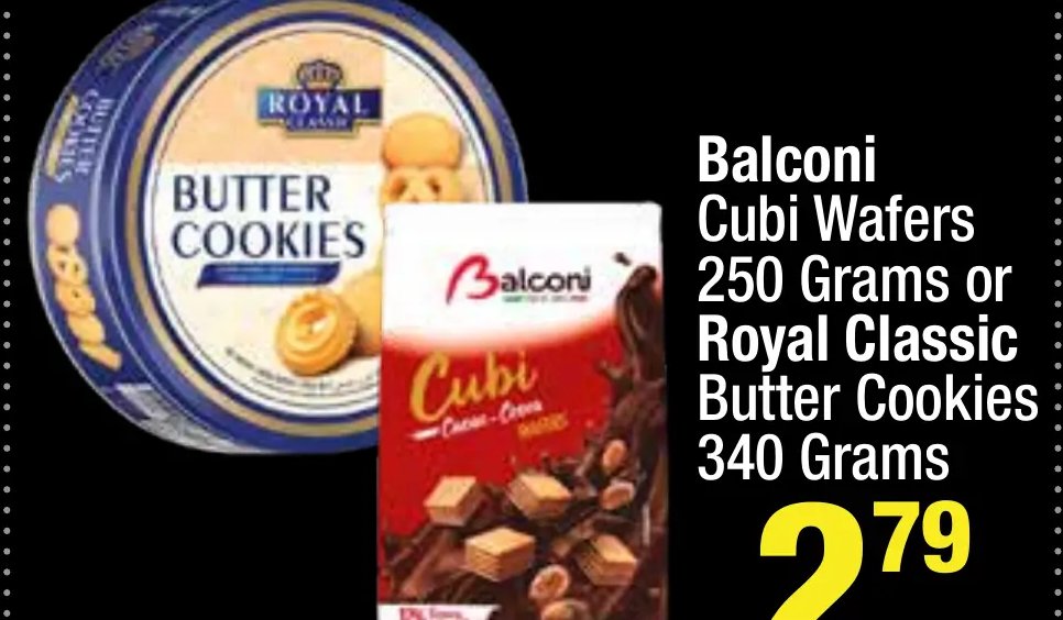 Balconi Cubi Wafers