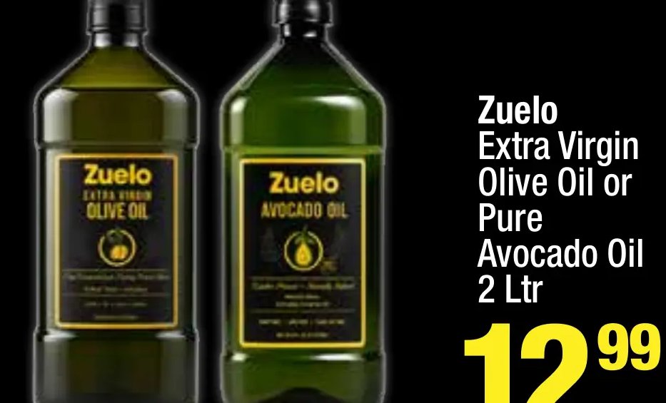 Zuelo Extra Virgin Olive Oil or Pure Avocado Oil