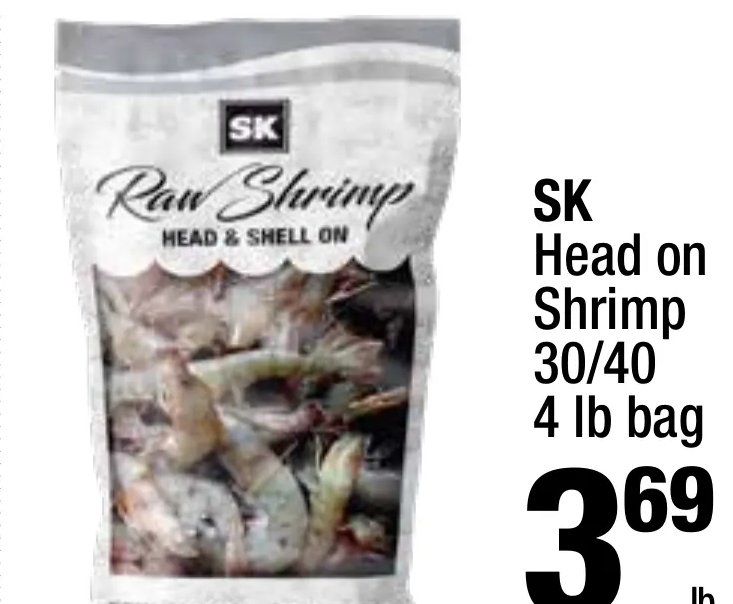 SK Head on Shrimp