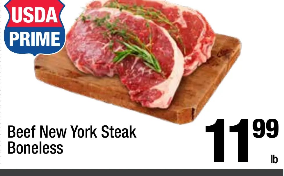 Beef New York Steak Boneless