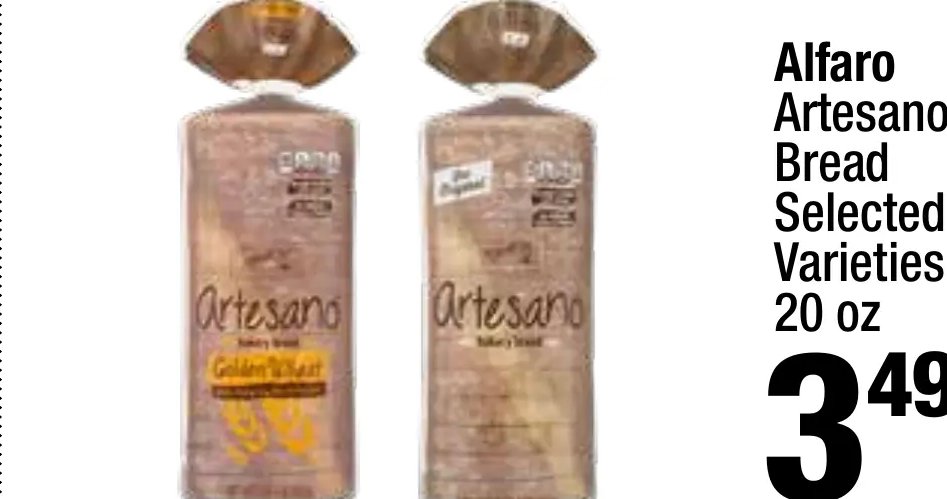 Alfaro Artesano Bread Selected Varieties