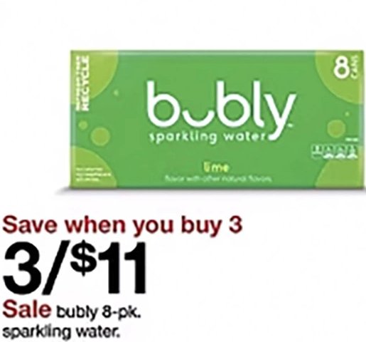 bubly sparkling water