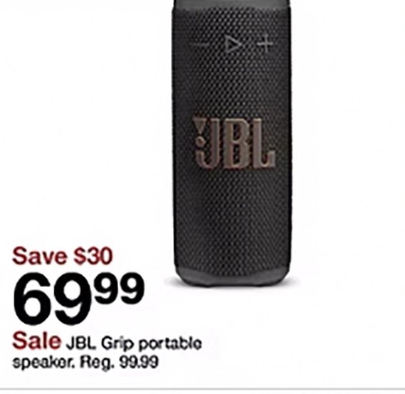 JBL Grip portable speaker