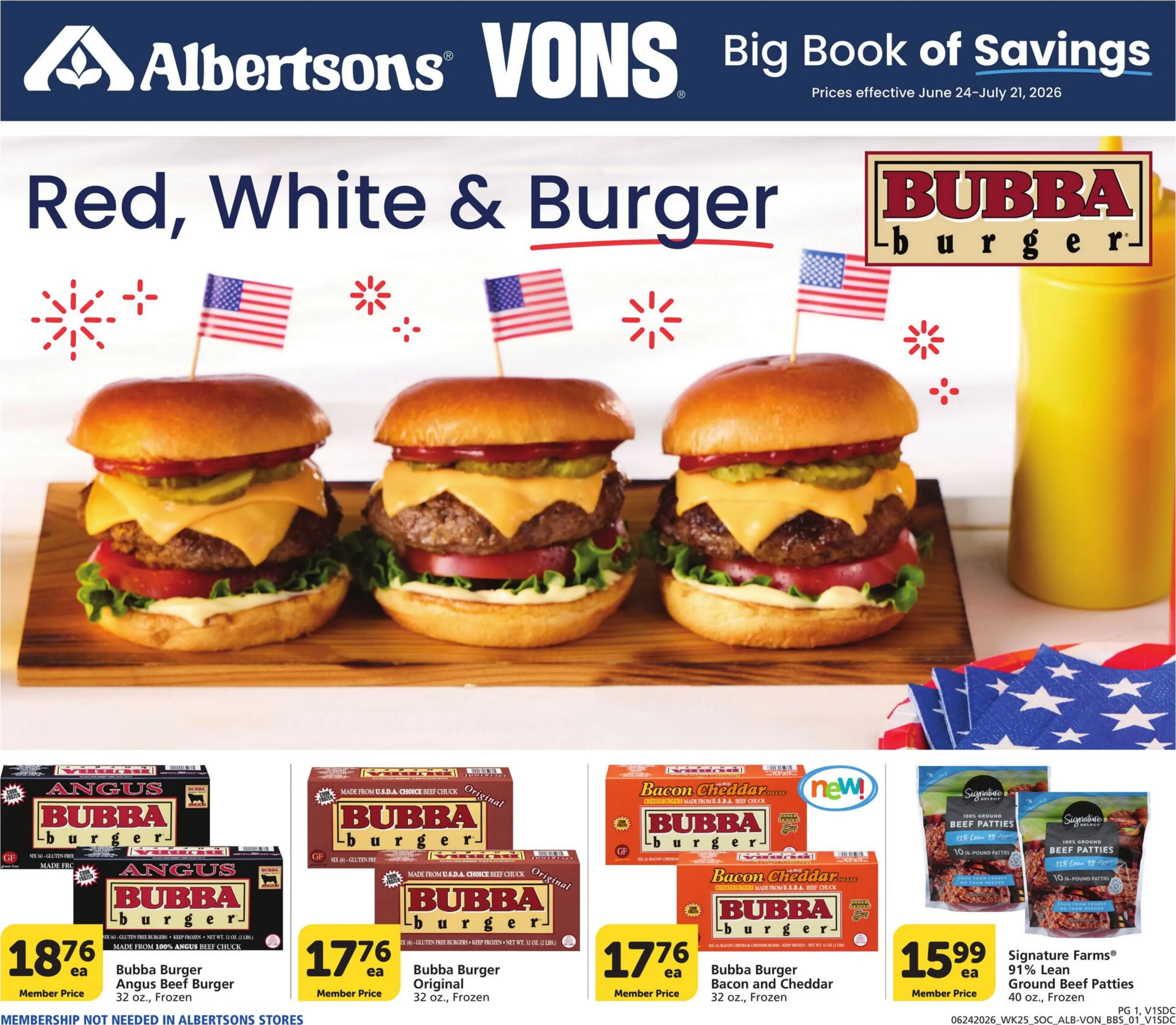 Vons Weekly Ad Page 1