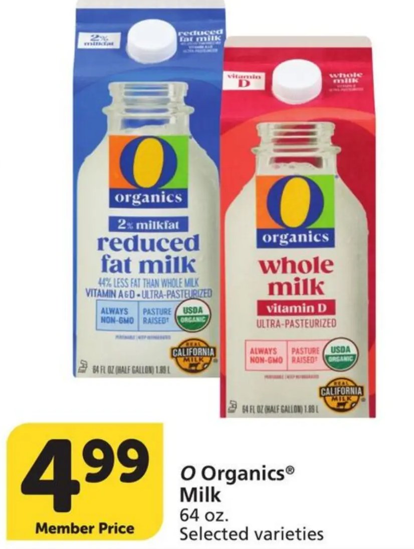 O Organics Milk