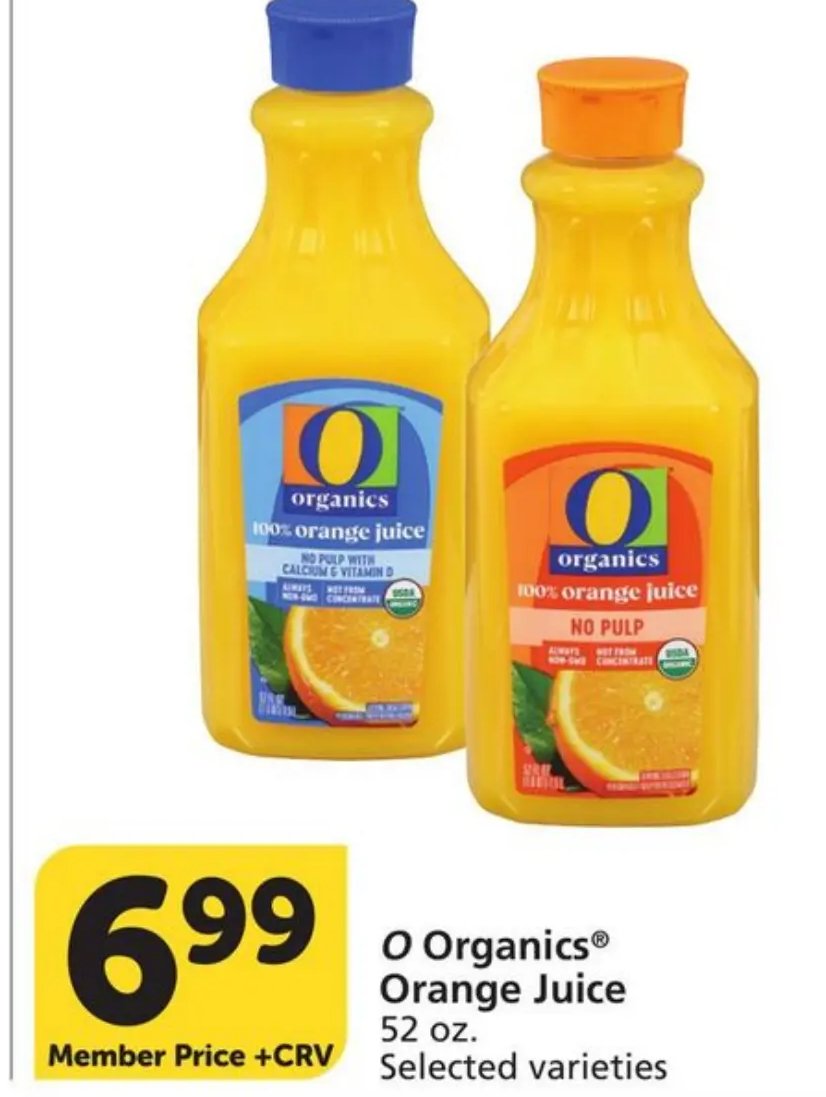 O Organics Orange Juice