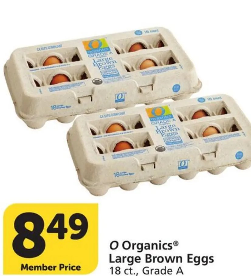 O Organics Large Brown Eggs