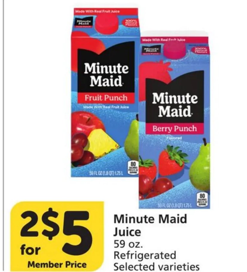Minute Maid Juice