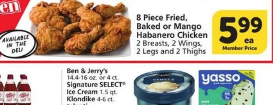 8 Piece Fried, Baked or Mango Habanero Chicken