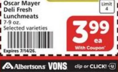 Oscar Mayer Deli Fresh Lunchmeats