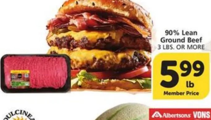 90% Lean Ground Beef