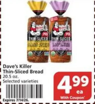 Dave's Killer Thin-Sliced Bread
