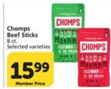 Chomps Beef Sticks