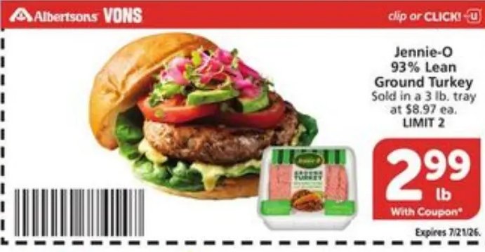 Jennie-O 93% Lean Ground Turkey