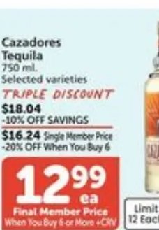 Cazadores Tequila