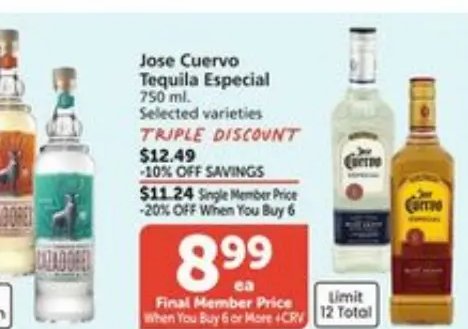 Jose Cuervo Tequila Especial