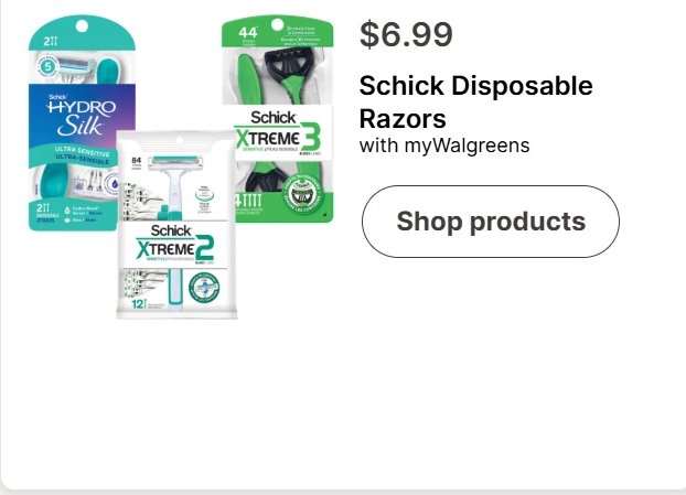 Schick Disposable Razors
