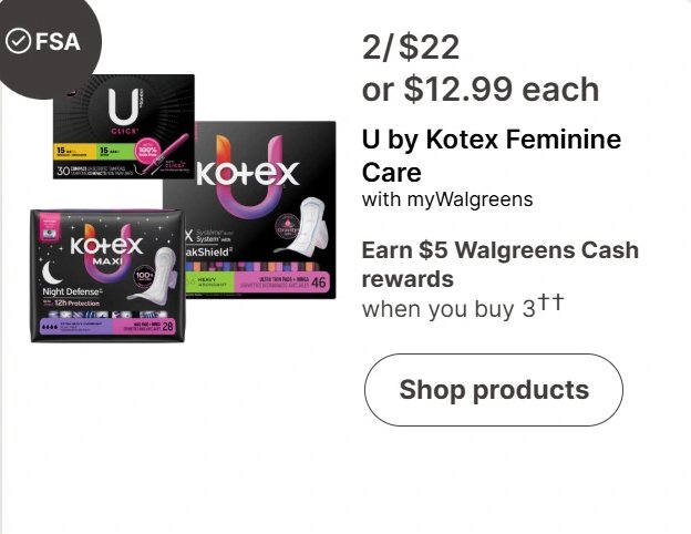 U by Kotex Feminine Care