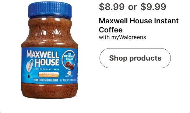 Maxwell House Instant Coffee
