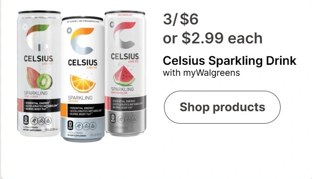 Celsius Sparkling Drink