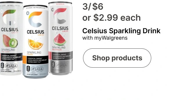 Celsius Sparkling Drink