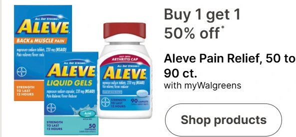 Aleve Pain Relief