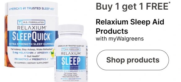 Relaxium Sleep Aid Products