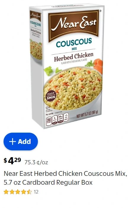 Near East Herbed Chicken Couscous Mix