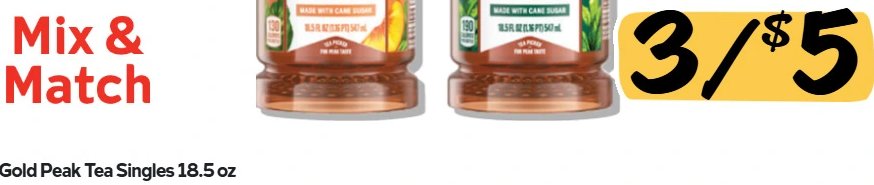 Gold Peak Tea Singles
