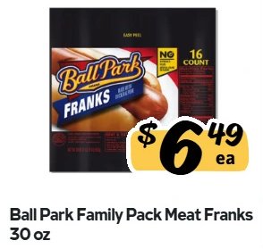 Ball Park Family Pack Meat Franks