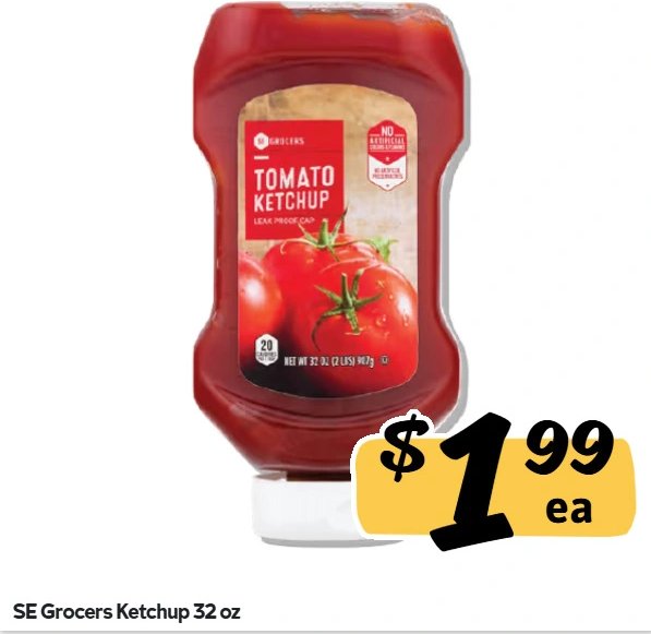 SE Grocers Ketchup
