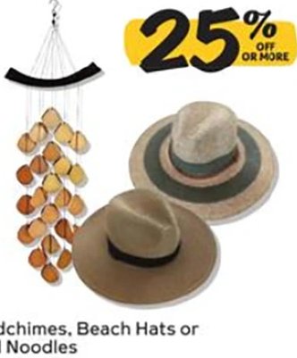 Windchimes, Beach Hats or Pool Noodles