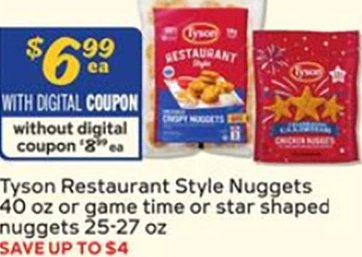 Tyson Restaurant Style Nuggets