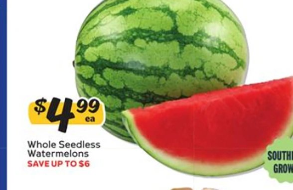 Whole Seedless Watermelons