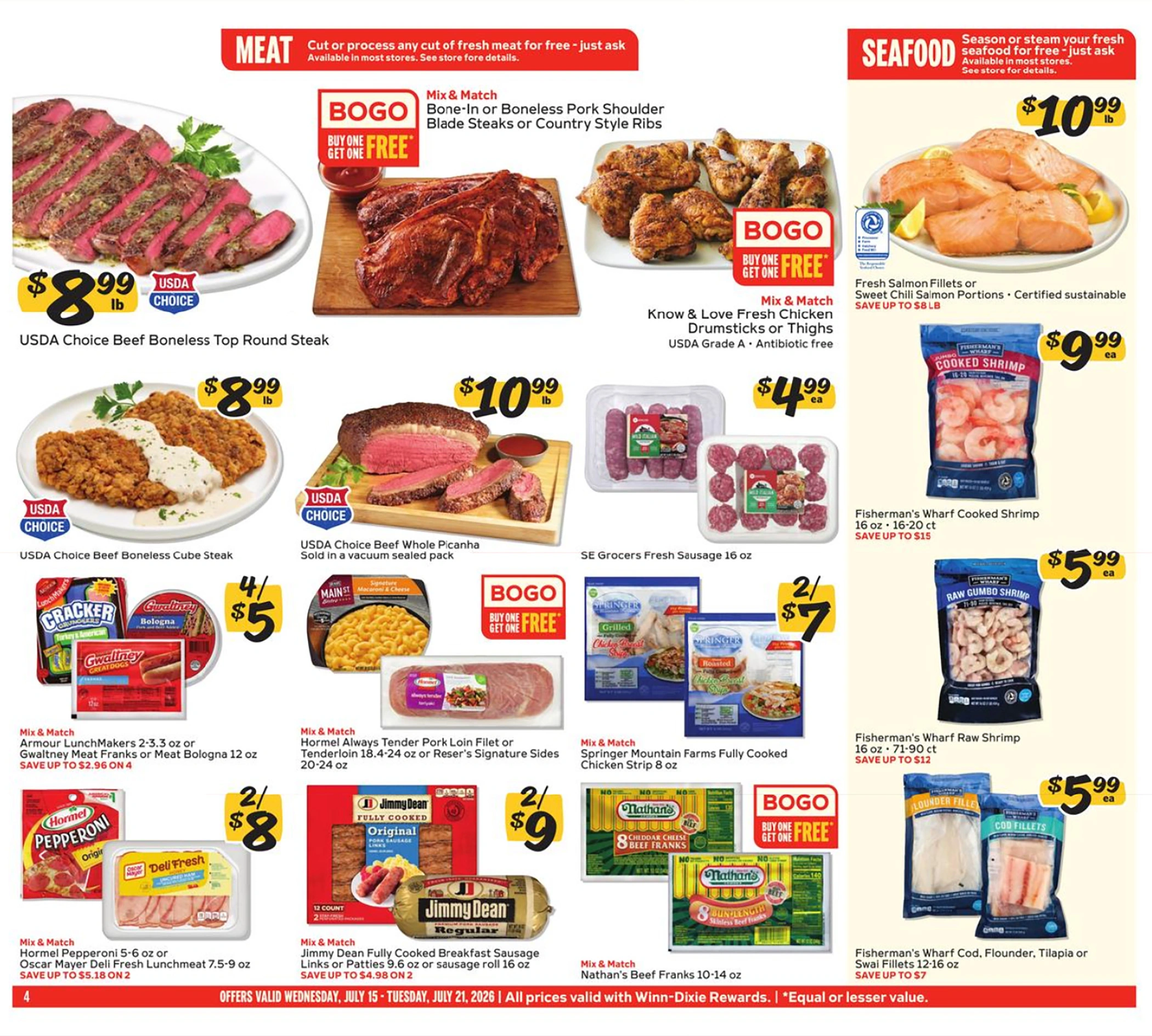 Winn-Dixie Weekly Ad Page 4