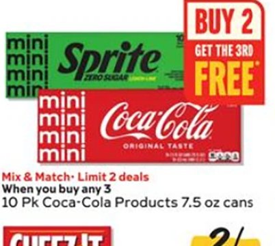 10 Pk Coca-Cola Products