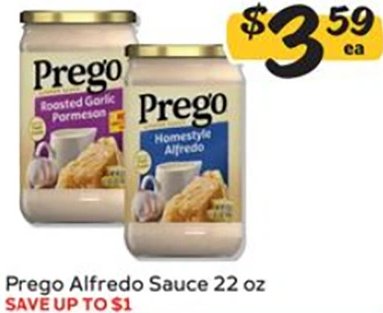 Prego Alfredo Sauce